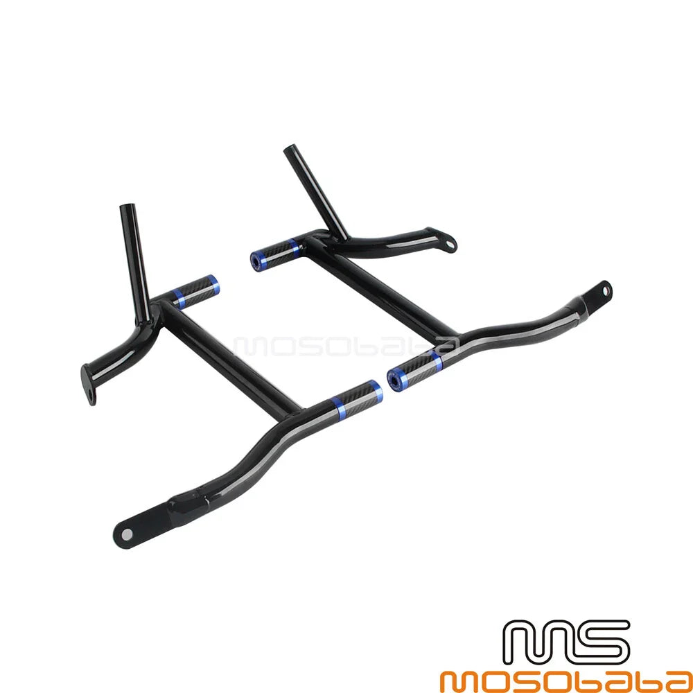 Saddlebag Guard Crash Bar w/4Pcs Sliders for Harley Street Glide (2014-2023)