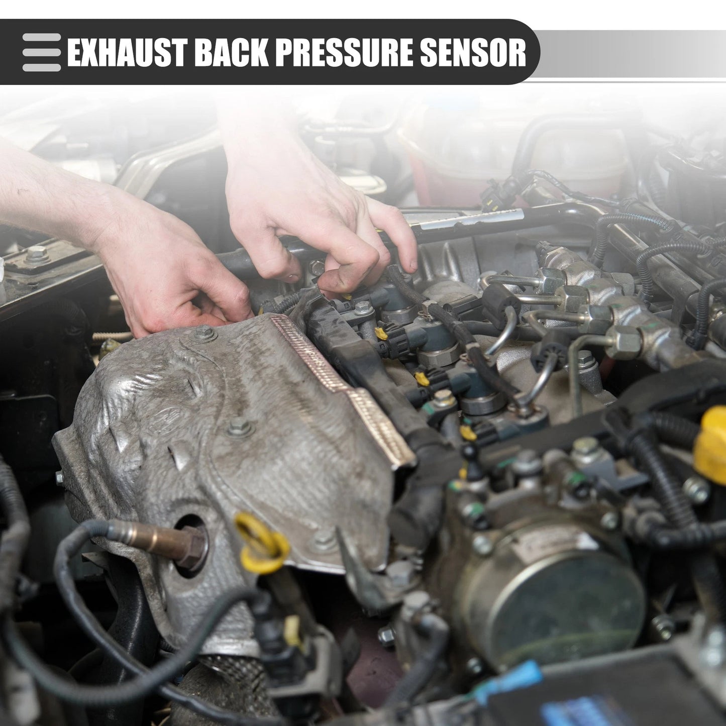 Exhaust Back Pressure EBP Tube Sensor for Ford (F4TZ9D477A)