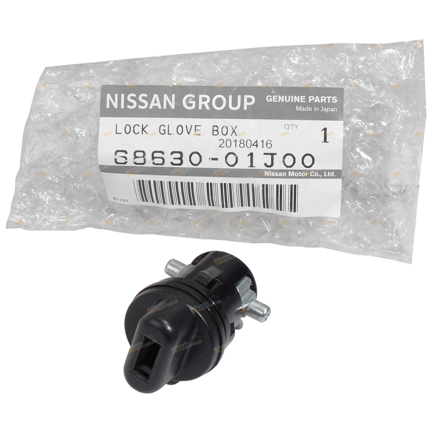 Glove Box Door Lock Assembly for Nissan GQ Y60 Patrol + Maverick