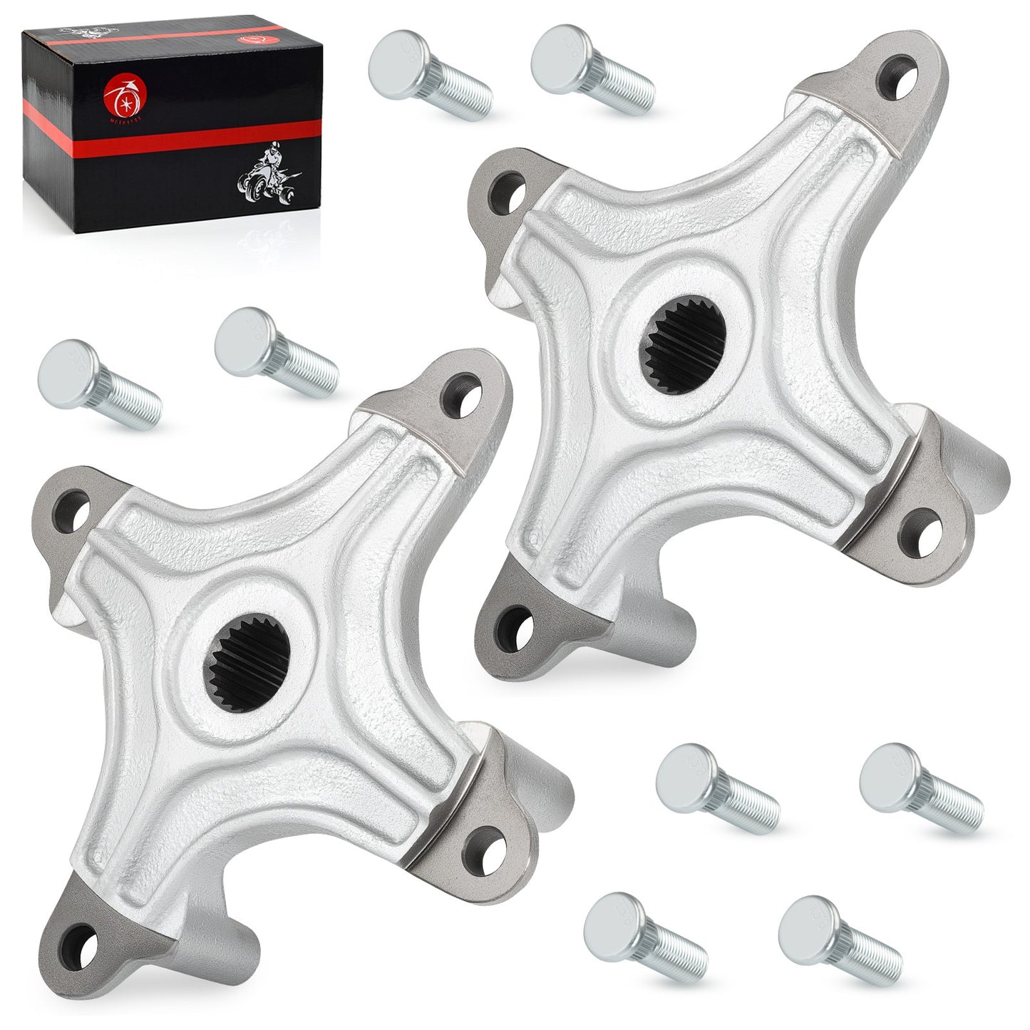 Rear Hubs with Bolts for Polaris Hawkeye 300 2x4 (2006–2011)