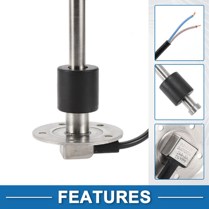 Fuel Sending Unit and Gauge Kit 240-33 Ohm for Boat Car Vehicle