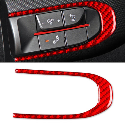 Carbon RED Headlight Switch Button Cover Trim for Hyundai Veloster (2019-23)