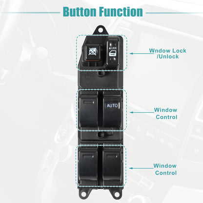 Power Window Switch for Toyota Corolla (2001–2007) No. 84820-12460