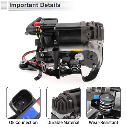 Air Suspension Compressor for BMW 640i xDrive Gran Turismo