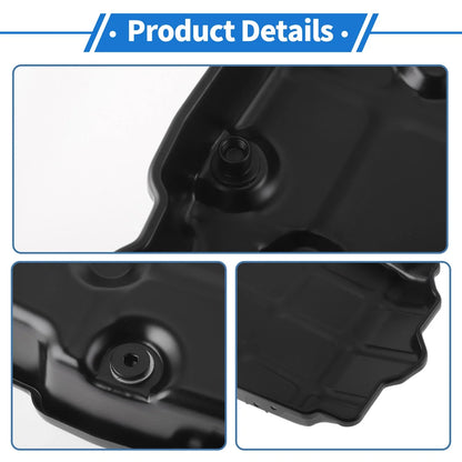 Engine Oil Pan for Mercedes-Benz E350 2000-2017 Aluminum Alloy Black