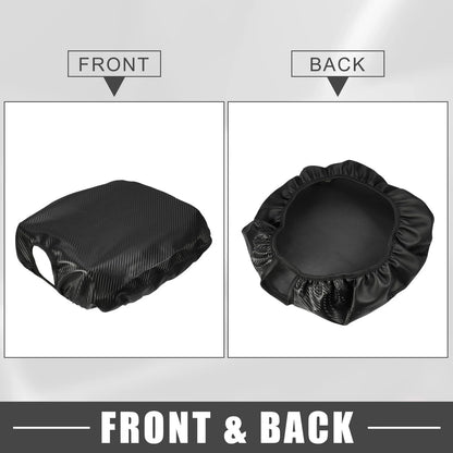 Center Console Cover Pad for Dodge Ram 1500 2009-2018 Carbon Fiber Black
