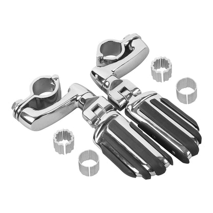 Chrome Highway Footpeg Pegs 25/32/35mm for Honda Harley Touring Dyna
