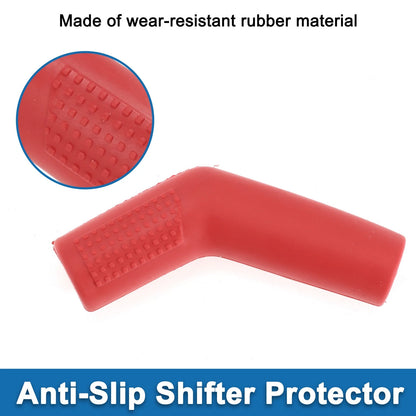 Shift Pedal Shells Anti-Slip Protector Pads for Universal Fit (6x4.5x2cm) Red