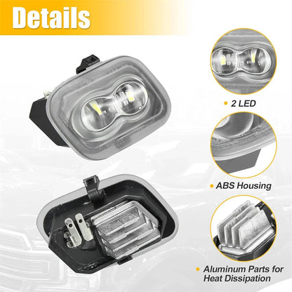 Side Puddle Lights for Ford F-150 F-250 F-350 F-450 Super Duty (2004-2023)