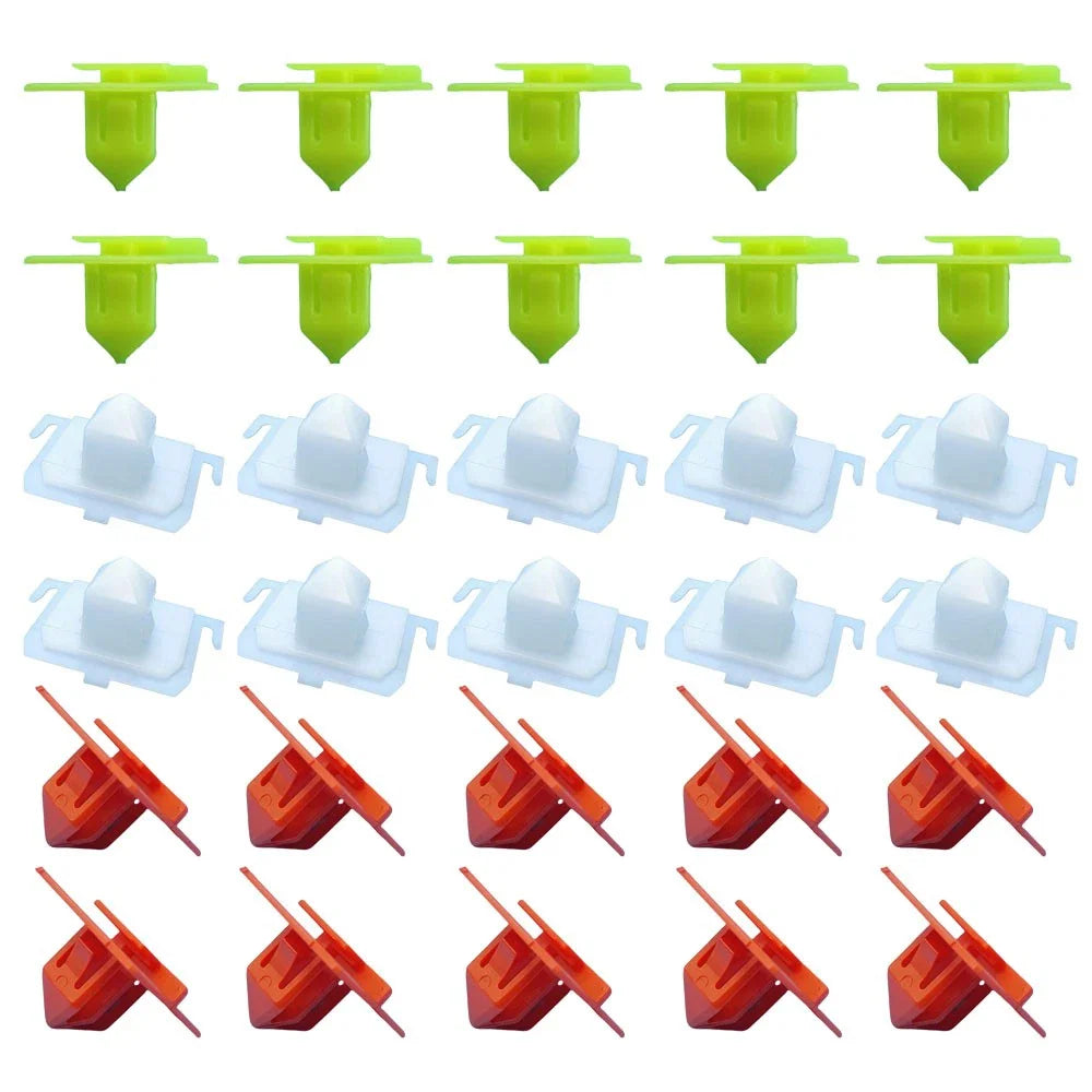 30 Pcs Rocker Moulding Clips for Toyota