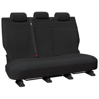 Set of 2 Black Neoprene Car Seat Covers for Nissan Patrol GU