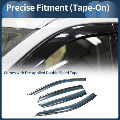 Window Deflectors for Hyundai Sonata 2020-2024 Side Window Vent Visors
