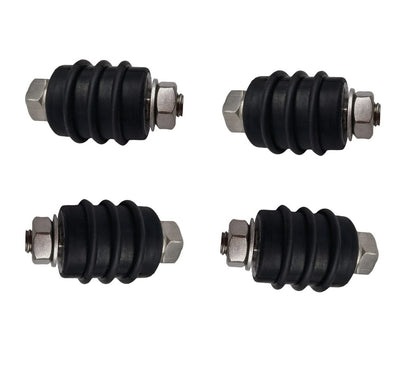Set of 4 Upper Front Motor Mounts for Johnson Evinrude OMC Outboards (20-30 HP)