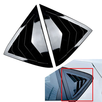 Rear Louver Shutter Cover Trim for Ford Fiesta MK7 MK7.5 (2008–2017) Glossy