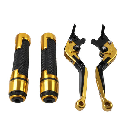Gold Extendable Brake Clutch Levers & Handlebar Grips for Benelli TRK502/X