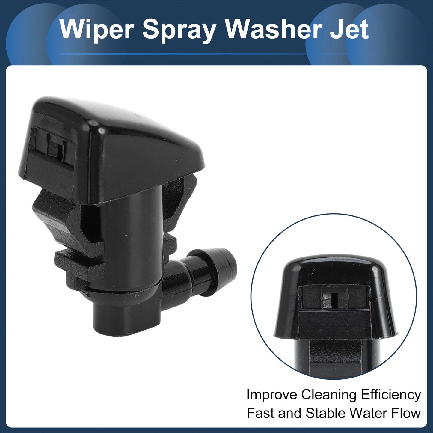 Windshield Washer Nozzle with Hose Connector for Chevrolet (No. 25823360)