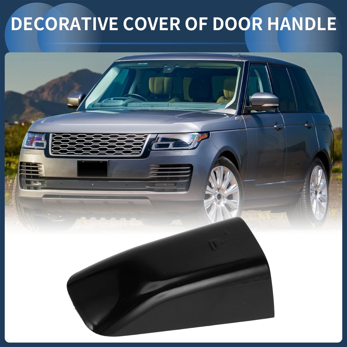 Door Handle Cover Front Left No.LR048299 for Land Rover Range Rover (2011–2019) Black