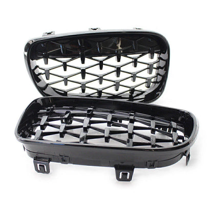 Gloss Black Front Grille for BMW E81 E82 E87 E88 1 Series (2008-2011)