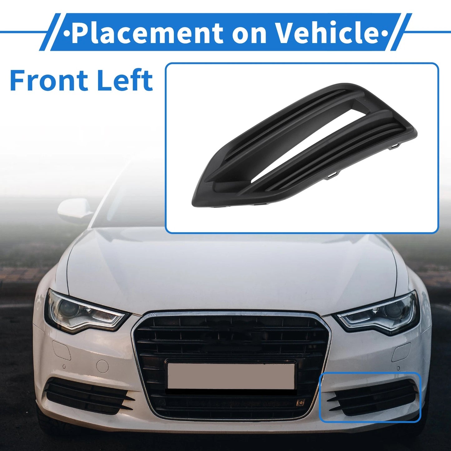 Front Left Fog Light Grill No. 71106TFTH00 for Honda HR-V (2019–2022)