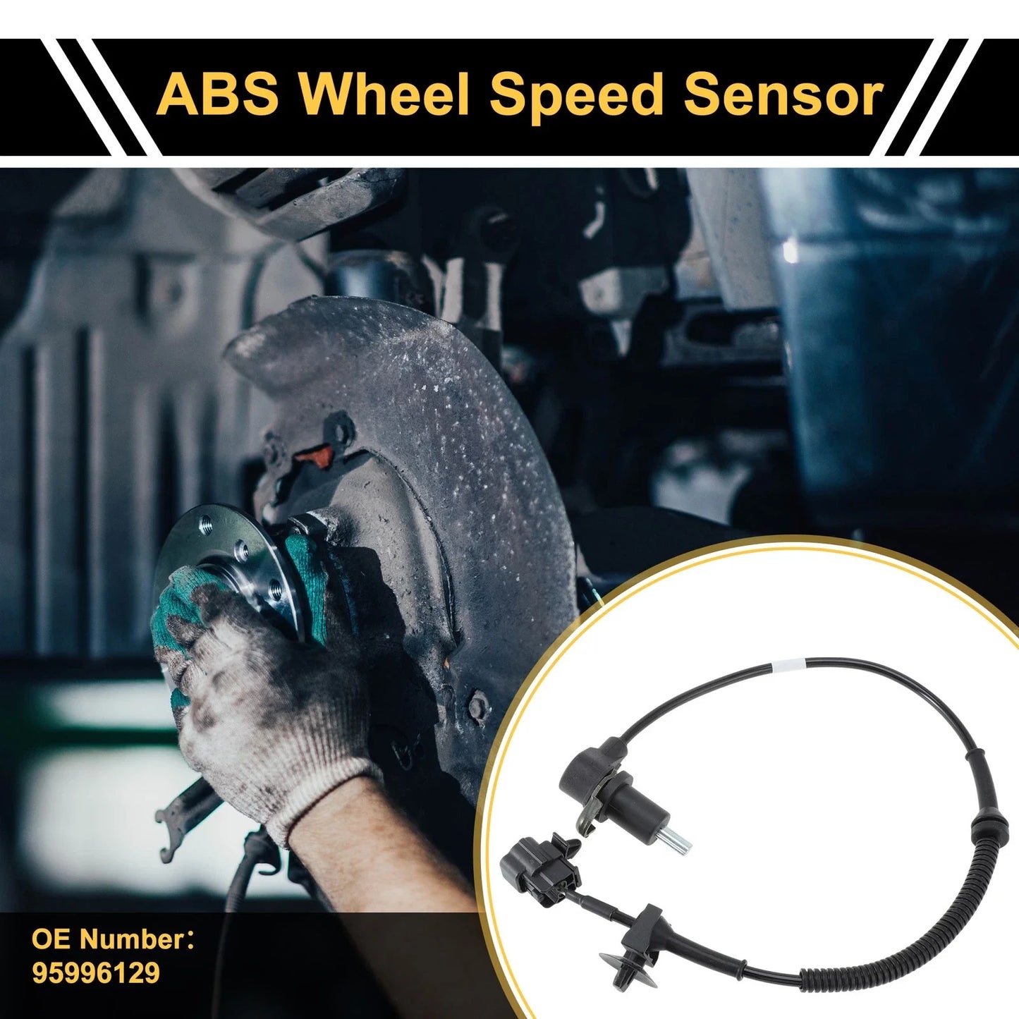 ABS Wheel Speed Sensor for Chevrolet Aveo (2004-2011) Rear Left