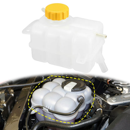 Set of 1 Coolant Radiator Reservoir Tank with Cap for Chevrolet  96930818 95216944