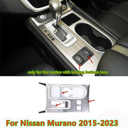 Gear Shift Water Cup Panel Cover Trim for Nissan Murano (2015–2023)