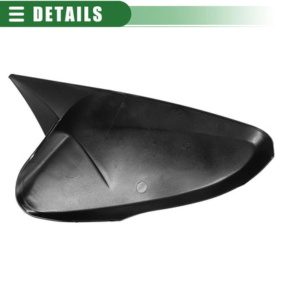 Rearview Mirror Cover Caps for Hyundai Veloster (2012-2017) Gloss Black