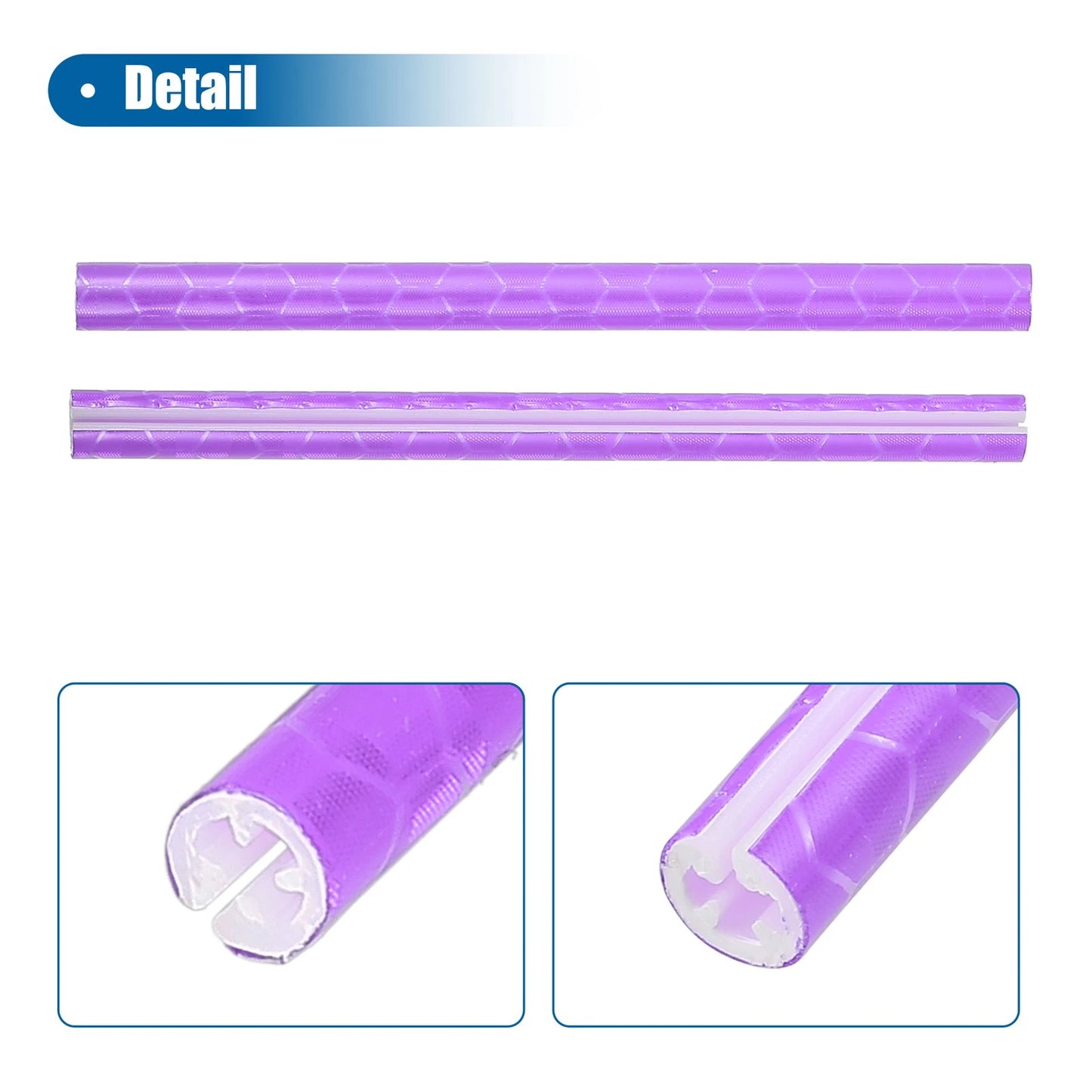 36 Pcs Bicycle Reflector for Bike (Reflective ABS Purple)