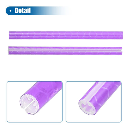 36 Pcs Bicycle Reflector for Bike (Reflective ABS Purple)