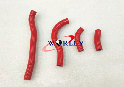 Silicone Radiator Hose for Honda CRF250R (2022–2023) - Red