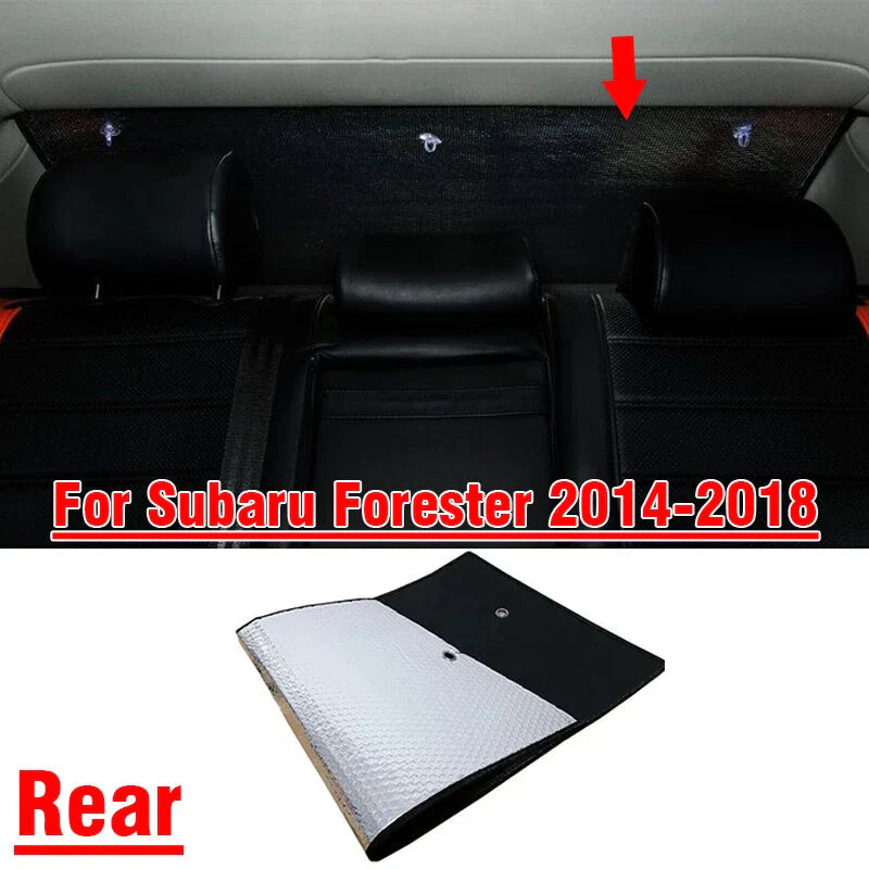 Rear Windshield Privacy Thick Interior Sunshade Cover for Subaru Forester (14–18)