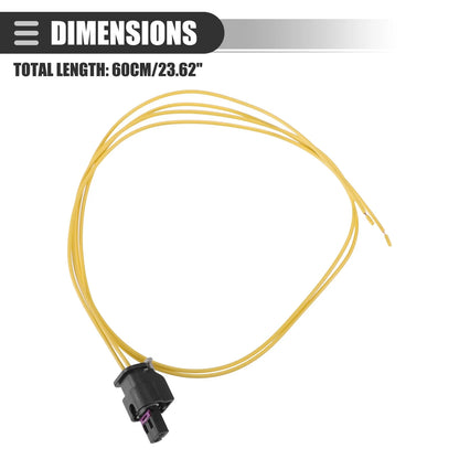 2 Pin Fuel Injector Connector for Audi (No. 4H0973702A)