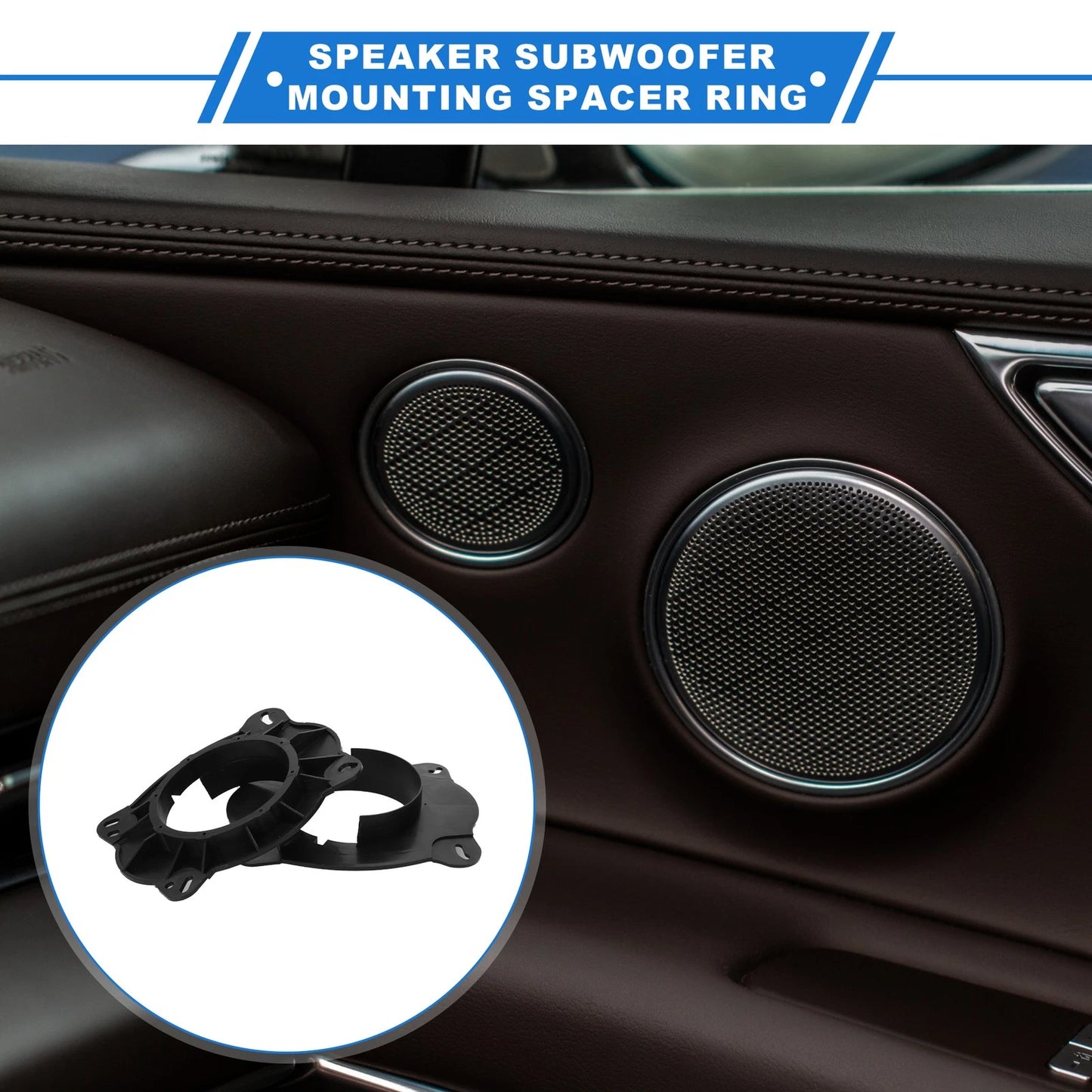 2X Speaker Spacer Ring for Lexus ES350 (6.5")