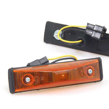 Set of 2 Amber Side Marker Lights for Toyota Corolla (1979–1987)