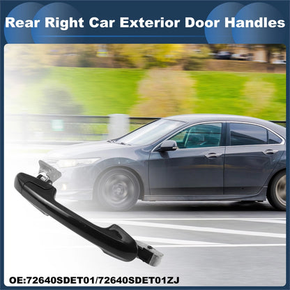 Rear Right Door Handle No. 72640SDET01 for Honda Accord (2003–2007) Black