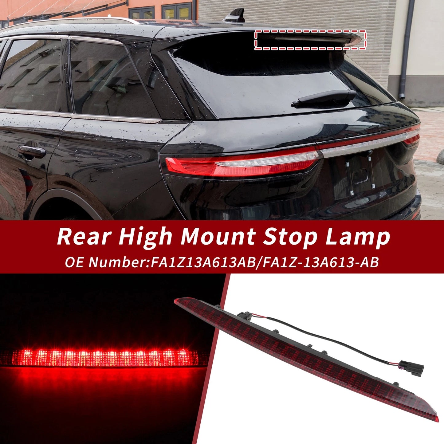 LED Third Brake Light for Lincoln MKX (2016–2018) No.FA1Z13A613AB