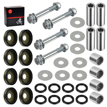 Front Lower A-Arm Bushing Seal Kits & Bolts for Suzuki LT-Z400 (2004–2009)