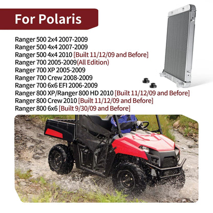 Aluminium Radiator for Polaris Ranger 500 EFI (2005–2009)
