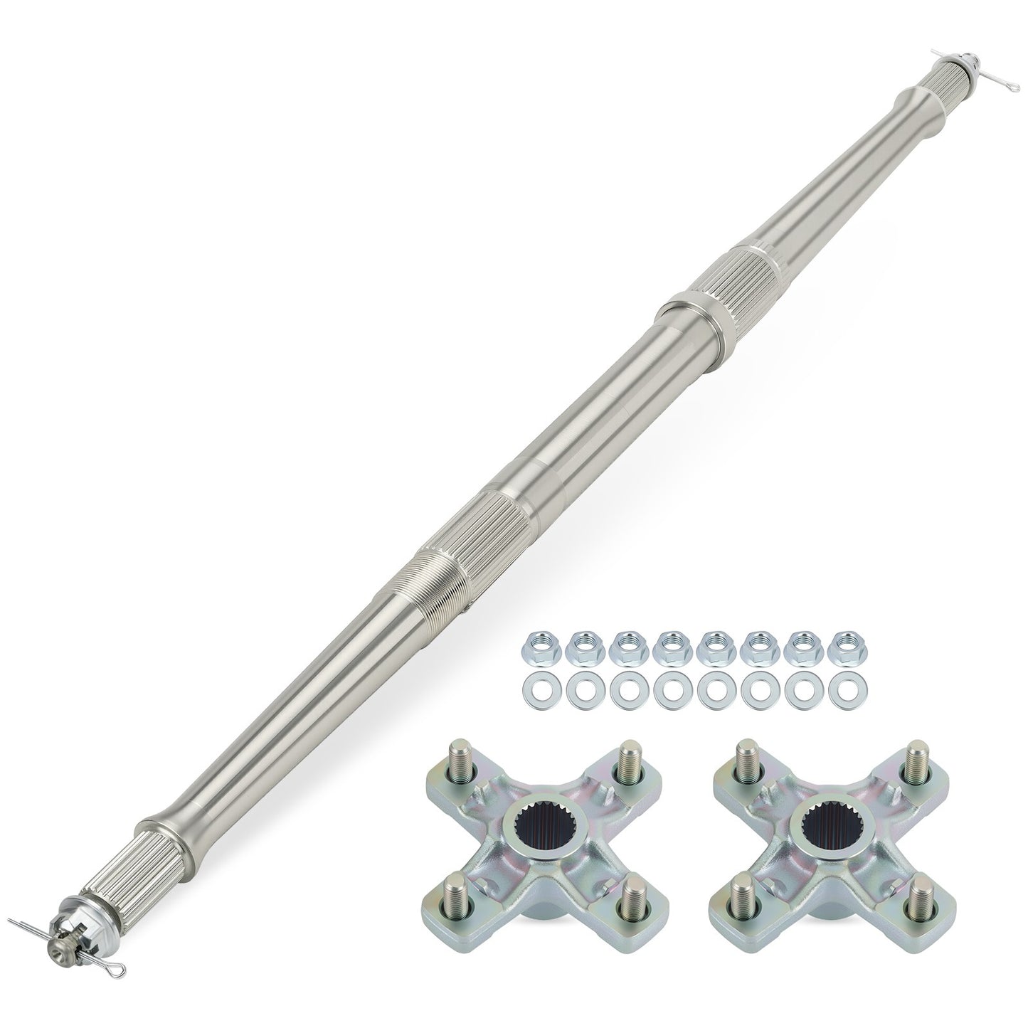 Rear Axle Shaft & Wheel Hubs for Yamaha Blaster (1988–2002)
