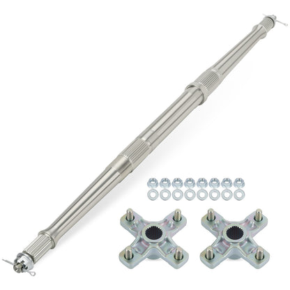 Rear Axle Shaft & Wheel Hubs for Yamaha Blaster (1988–2002)