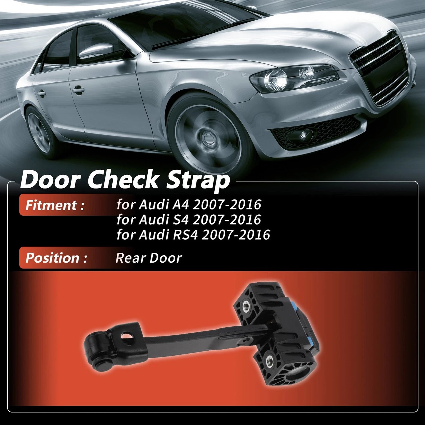 Rear Door Check Strap for Audi A4 (2007–2016) 8K0839249D