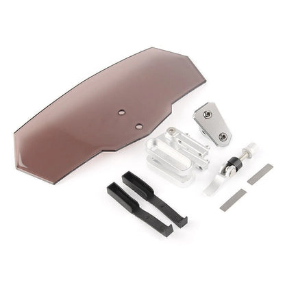 Fairing Winglets Side Spoiler Deflector Air Wing Kit Universal Pair Red