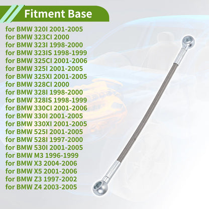 Oil Line for BMW E36 E46 E39 Z3 Z4 M50 M52 M54 (1992–2006) No. 11361705532 Stainless Steel