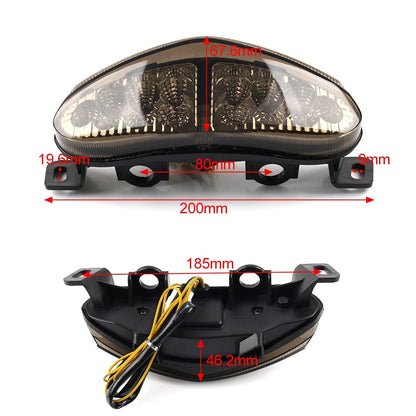 LED Tail Light Lamp for Kawasaki ER-6N, ER-6F, Ninja 400R, 650R (2006–2023)