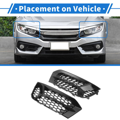 1 Pair Fog Light Grills for Audi A3 (2017–2020) No. 8V5807681AA