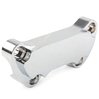 1" Handlebar Riser Top Clamp Cover for Harley Dyna Softail Sportster 883 (2000–2023) Chrome
