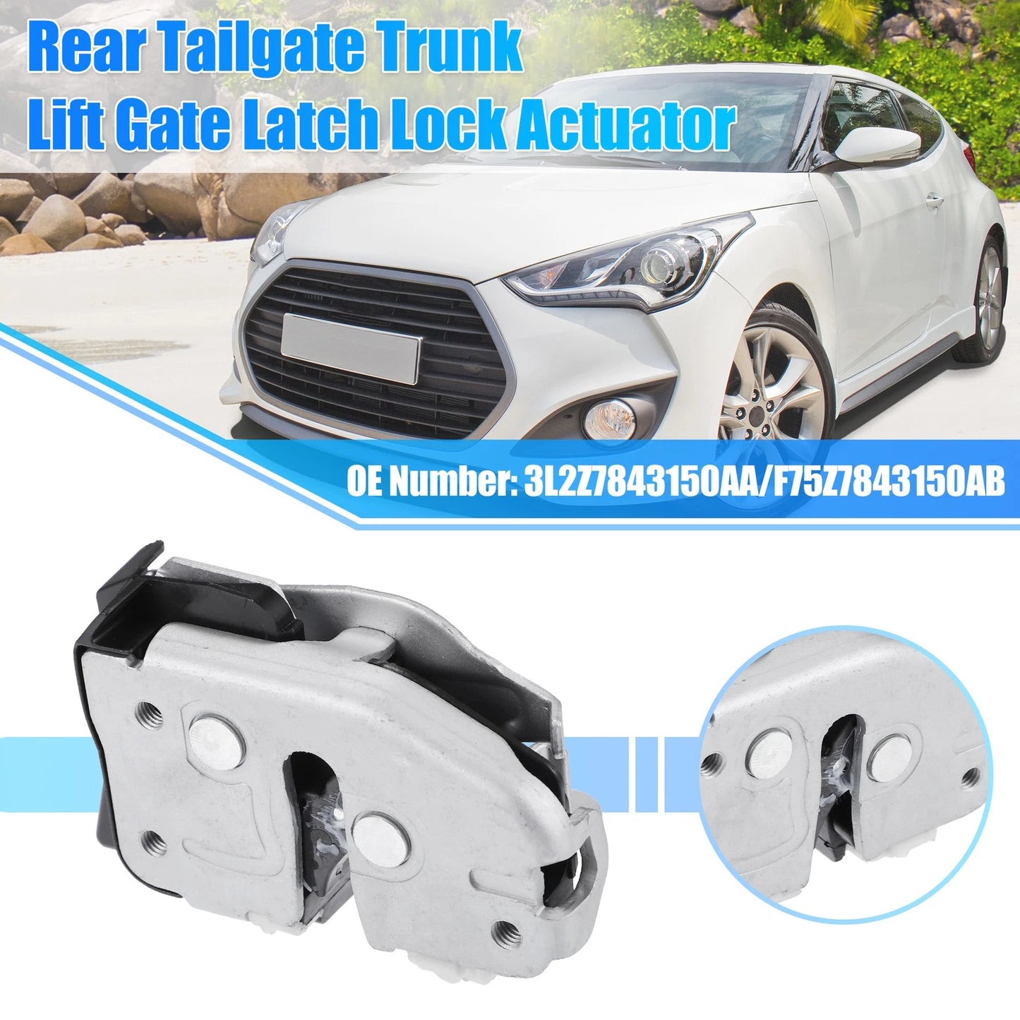 Tailgate Trunk Lock Actuator for Ford Explorer (2002–2005) No.3L2Z7843150AA