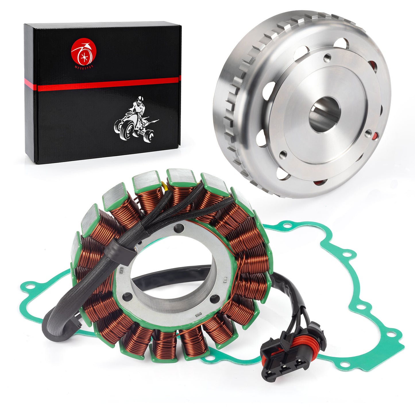 Stator and Flywheel with Gasket for Polaris Ranger 900 XP RZR 900 RZR 1000 (2013–2024)