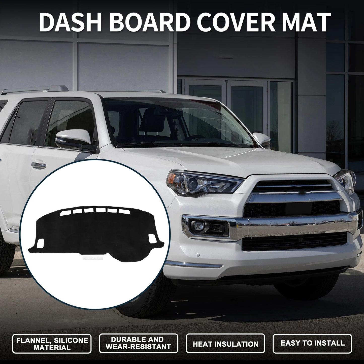 Dashboard Cover Mat for Nissan Dayz B40 Series (2014–2020) Black