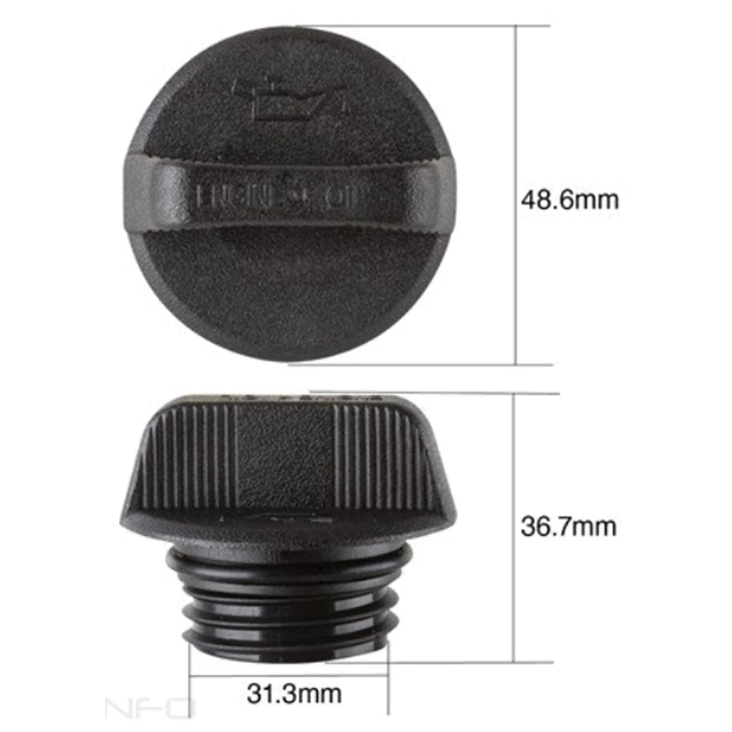 Oil Filler Cap 2.4L 4N15 for Mitsubishi Triton MQ MR (2015 - 2020)